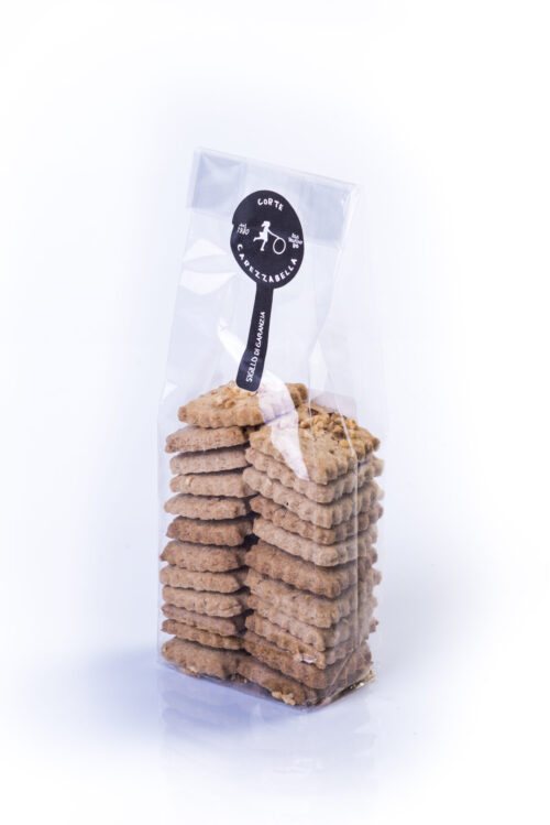 Frollini semintegrali con granella di zucchero di canna- 200g