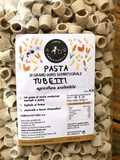 Pasta di grano duro semintegrale Bio  - Tubetti
