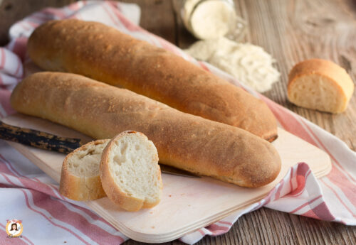 Filocino di pane fresco a lunga lievitazione