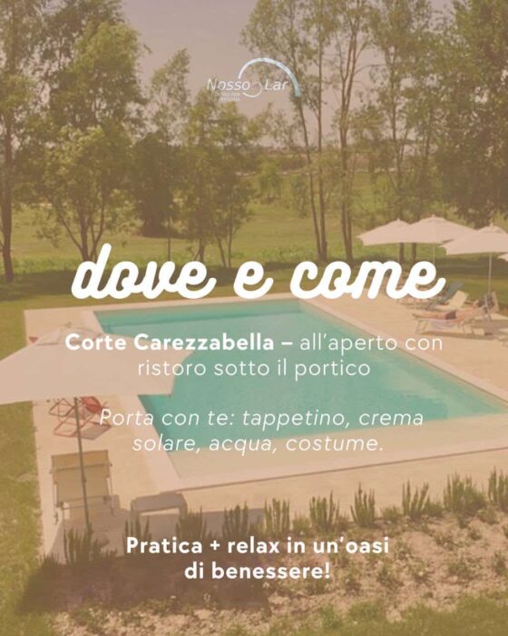 YOGA DEI MERIDIANI
dal 13 giugno al 18 luglio venerdì 8.30 - 9.30